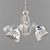 Elegant Provençal Ferroluce Chandelier 3D model small image 1