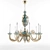 Elegant Crystal Chandelier 3D model small image 1