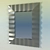 Sleek Modern Mirror 3D model small image 1