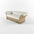 Smania Peonia Sofa: Italian Elegance 3D model small image 2