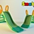 Smoby Baby Slide: Outdoor Fun for Little Ones! 3D model small image 1