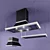 Elegant Baccarat Range Hood 3D model small image 1