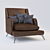 680 Class Vibieffe Armchair 3D model small image 1