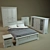 Title: Versal Bedroom Set - Elegant Design, Superior Craftsmanship 3D model small image 1