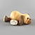 Cozy Faux Fur Puppy Plush 3D model small image 1