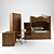 Goleta Kids Room Set 3D model small image 1