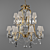 Glamorous RL5231GI-S Chandelier 3D model small image 1