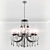 Title: Modern Crystal Chandelier 3D model small image 1