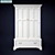 Elegant Ivory Wardrobe - Laura Ashley 3D model small image 1