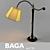 Elegant BAGA Art739 Table Lamp 3D model small image 1