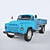 Classic GAZ 52 Truck 3D model small image 1