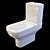 Villeroy&Boch Sentique Toilet: Compact and Stylish 3D model small image 2