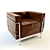 Modern LC Armchair: Stylish Comfort 3D model small image 1