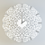 Elegant Home Wall Clock 3D model small image 1