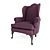 Classic Armchair by Fleming & Howland 3D model small image 1