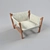 Bolivar Rhino Nut Armchair 3D model small image 3