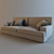 Elegant Meridiani Bogart Sofa 3D model small image 2