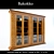 Phedra Bookcase: Bakokko Art. 1043V2 3D model small image 1