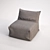 Pianca Limbo: Marvelous Designer Armchair 3D model small image 1