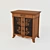 Title: Classic Walnut Bronze Cabinet 3D model small image 1