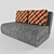 Modern Foldable Sofa 3D model small image 1