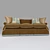 Classic American Sofa 3D model small image 1