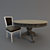 Elegant Dining Set 3D model small image 1