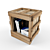 Literary Chest: Box of Books 3D model small image 1