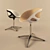 Sleek Modern Chair 3D model small image 1