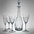 Elegant Moser Marienbad Glass 3D model small image 1