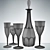 Elegant Moser Marienbad Glass 3D model small image 2