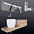 Laufen Il Bagno Washbasin Set 3D model small image 3