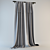 Elegant Striped Curtains for Stylish Homes 3D model small image 1