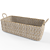 Handwoven Rattan Basket 3D model small image 1