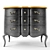 Elegant Stella Dresser 3D model small image 1