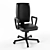 Black Jack Office Chair: Sleek Design & Comfort 3D model small image 1