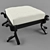 Japanese-Style Bench: Quality and Beauty 3D model small image 2