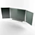 Giant Classroom Whiteboard 3D model small image 1