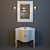Classic Nicole Vanity Set 3D model small image 1