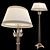 Elegant Crystal Floor Lamp 3D model small image 2