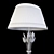 Elegant Crystal Floor Lamp 3D model small image 3