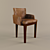 Sleek Smania Arm Chair 3D model small image 1