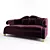 Elegant Verona Sofa 3D model small image 1