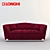 Grace Longhi Sofa: Elegant, Stylish, and Spacious 3D model small image 1