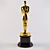 Golden Oscar Statue: Max 2014+FBX 3D model small image 1