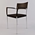 Elegant Montbel Armchair: Timeless Design 3D model small image 1