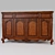 Elegant Vintage Sideboard 3D model small image 2