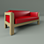 Title: Sandalyeci Wooden Modern Chair 3D model small image 1