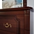 Elegant Wooden Chest of Drawers 3D model small image 2