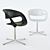Minimalist German-made Walter Knoll Lox Chair 3D model small image 3